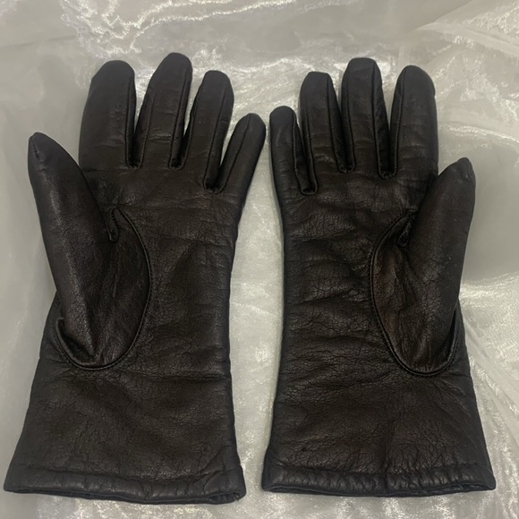 Vintage 90’ Real Leather Winter Gloves - Picture 9 of 13
